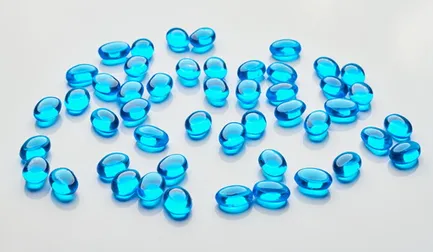Кольорові камінчики Resun MagicBeans, блакитні