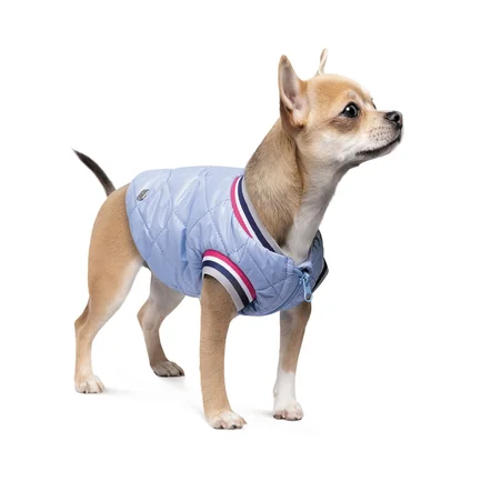 Бомбер Pet Fashion «Spike» для собак, розмір XS, блакитний: додаткове фото 2