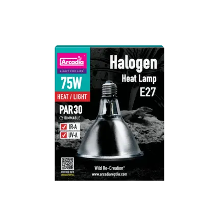 ARCADIA HALOGEN BASKING SPOT (E27) 75 WATT (R2100160) лампа для рептилій: додаткове фото 2