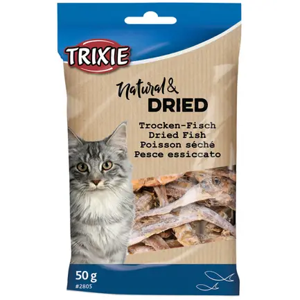 Ласощі Trixie для котів Рибка сушена натуральна 50 г