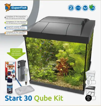 Акваріумний комплект - SF START QUBE 30 KIT BLACK (A4052350): додаткове фото 3