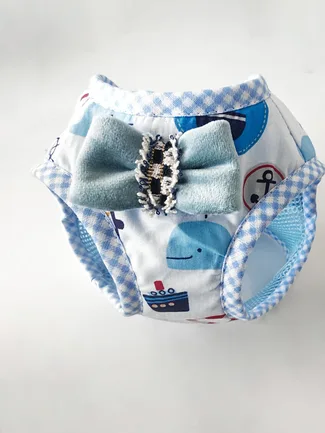 Chloe's Home Шлея для собак Florida marine синя XS: додаткове фото 2