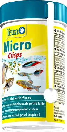 Корм Tetra Micro Crisps для акваріумних дрібних рибок, 100 мл (мікрочіпси) — Фото 2