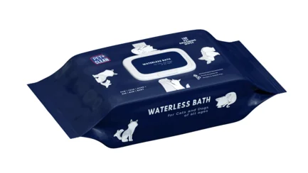 Серветки вологі Pet Clean PET GROOMING POUCH зволожуючі для грумінгу домашніх тварин з легким ароматом квітучої японської вишні 100шт