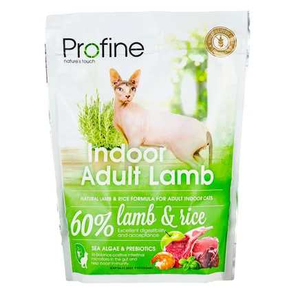 Сухий корм Profine Indoor для котів, які живуть в приміщенні, з ягням та рисом, 300 г: додаткове фото 5