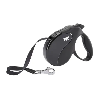 Ferplast AMIGO M TAPE BLACK Рулетка-поводок зі стрічкою