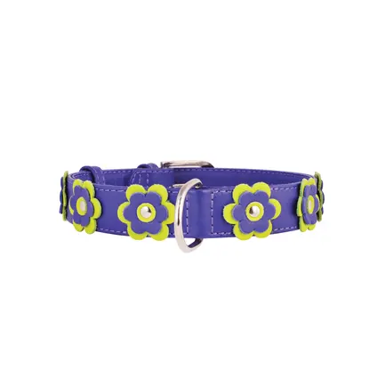 Нашийник "CoLLaR GLAMOUR" з оздобленням "Аплікація" (ширина 35мм, довжина 46-60см) фіолетовий: додаткове фото 2