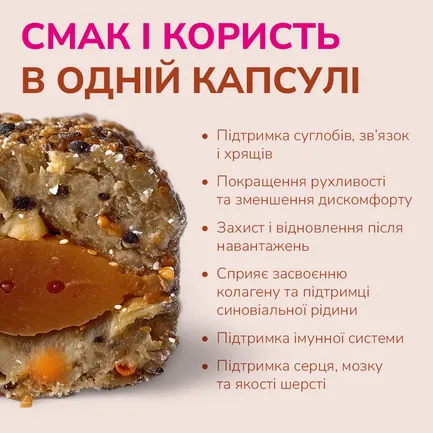 LK Baits Pet Nutrigel Salmon L-XL Функціональні ласощі для собак великих порід для суглобів з лососем та Omega-3 (Ø 18 мм), 200 г: додаткове фото 3