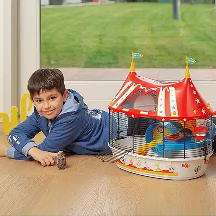 Ferplast CAGE CIRCUS FUN Клітка для хом'яків з наліпками: додаткове фото 3