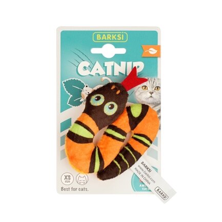 Іграшка для Котів Barksi Catnip Змія із запахом котячої м&#039;яти 10 см