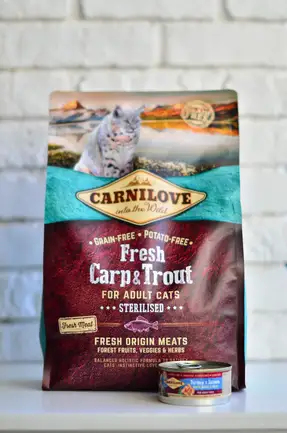 Сухий корм Carnilove Fresh Carp & Trout для стерилізованих котів, риба, 6 кг: додаткове фото 7