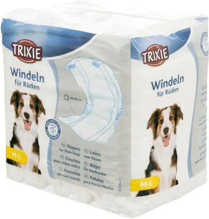 Підгузки Trixie для кобелів, M-L 46-60 см, 12 шт