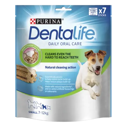 Ласощі DENTALIFE Small для дорослих собак дрібних порід для здоров'я зубів і ясен 115 г