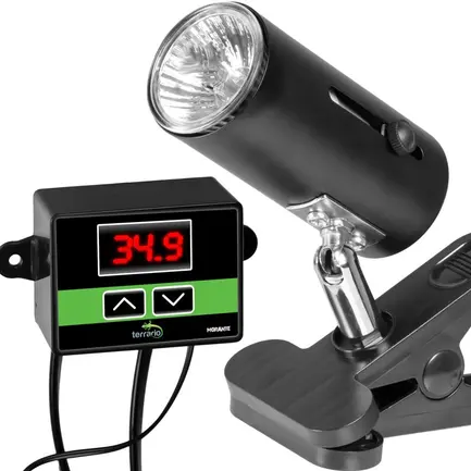 Світильник з затискної ручкою і термостатом ReptiSun Temperature Control 200W: додаткове фото 3