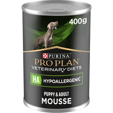 Purina Pro Plan Veterinary Diets HA Hypoallergenic Консерви гіпоалергенні для цуценят і дорослих собак, мус 400 г: додаткове фото 2