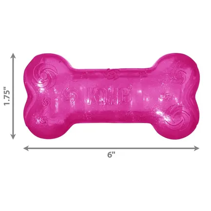 Іграшка Squeezz Crackle Bone хрустка кістка для собак середніх порід, М: додаткове фото 4