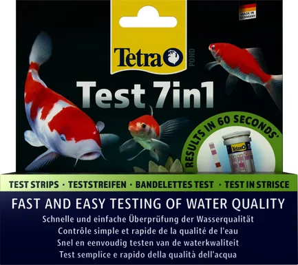 Набір індикаторних тестів Tetra Pond Test 7in1 для ставка, для перевірки показників якості води, 25 шт: додаткове фото 2