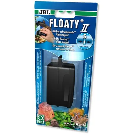 Плаваючий магнітний скребок JBL Floaty II S для акваріумного скла до 6 мм