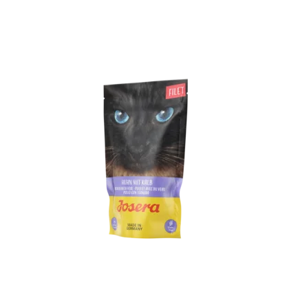 Вологий корм для котів Josera філе курки з телятиною 16x70g
