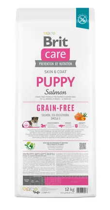 Сухий корм Brit Care Dog Grain-free Puppy для цуценят, беззерновий з лососем, 12 кг: додаткове фото 5