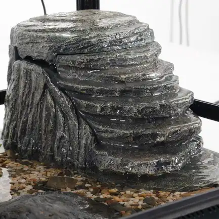 Декоративний фільтр-водоспад Repti-Zoo Turtle Filter Rock GLB09 у формі скелі для черепах, крабів і амфібій (350 л/год, до 90 літрів): додаткове фото 8