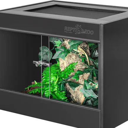Тераріум з ПВХ Repti-Zoo Terrarium PVC 60x45x45 см (CN604545PN) скляними дверцятами для рептилій і амфібій: додаткове фото 5