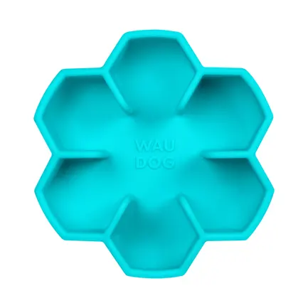 Миска для повільного харчування WAUDOG Silicone, 750 мл, блакитний: додаткове фото 3