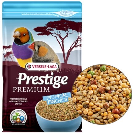 Versele-Laga Prestige Premium Tropical Finches ВЕРСЕЛЕ-ЛАГА ПРЕСТИЖ ПРЕМІУМ ТРОПІКАЛ повнораціонний корм для тропічних птахів 0,8 кг