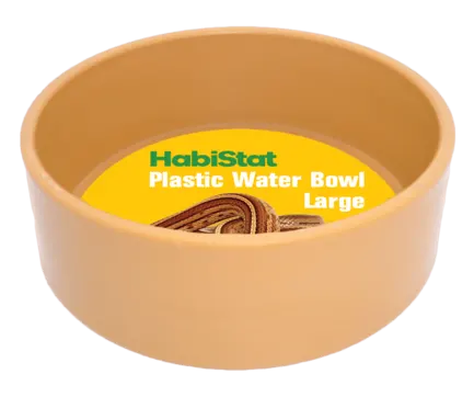 HABISTAT ROUND PLASTIC WATER BOWL LARGE 13 X 13 X 4.5CM (R3100040) поїлка для рептилій: додаткове фото 2