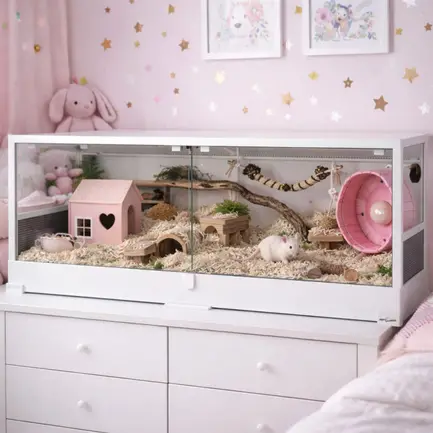 Тераріум Repti-Zoo 120x45x45см для рептилій, амфібій, гризунів та черепах (RK0222UW): додаткове фото 3