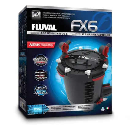 Зовнішній фільтр Fluval «FX6» для акваріума до 1500 л