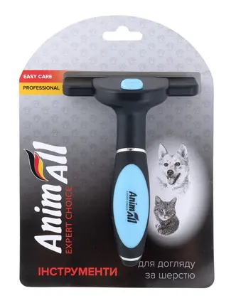 ТМ AnimAll Groom дешеддер М Блакитний, MG9720