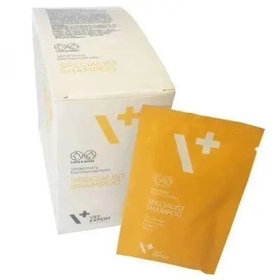 VetExpert Specialist Shampoo антибактеріальний шампунь з хлоргексидином для котів і собак, 20х15 мл