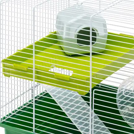 Ferplast CAGE HAMSTER DUO Клітка для хом'яків біла: додаткове фото 5