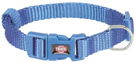 Нашийник Trixie Premium для собак, нейлон, XS–S: 22–35 см/10 мм, синій