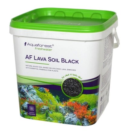 Субстрат для рослин лава чорна Aquaforest AF Lava Soil Black 5л. (738606) — Фото 1