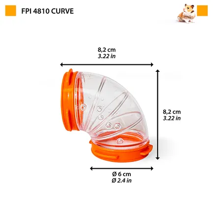 Ferplast FPI 4810 Труба &quot;CURVE&quot; — Фото 1