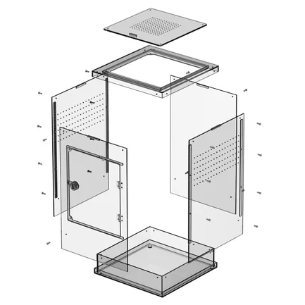 Тераріум Repti-Zoo Acrylic Terrarium 20x20x30см (PACR10): додаткове фото 5