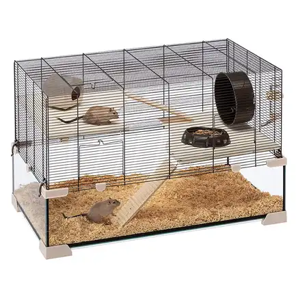 Ferplast CAGE KARAT 80 Клітка з склян піддоном для мишей та хом'яків: додаткове фото 3