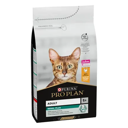 Сухий корм PRO PLAN Adult 1+ Renal Plus для дорослих котів з куркою 1,5 кг: додаткове фото 2