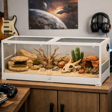 Тераріум Repti-Zoo 120x45x45см для рептилій, амфібій, гризунів та черепах (RK0222UW): додаткове фото 2