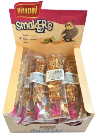 Колба Vitapol Smakers Box для німф, зі смаком горіха, упаковка 12 шт