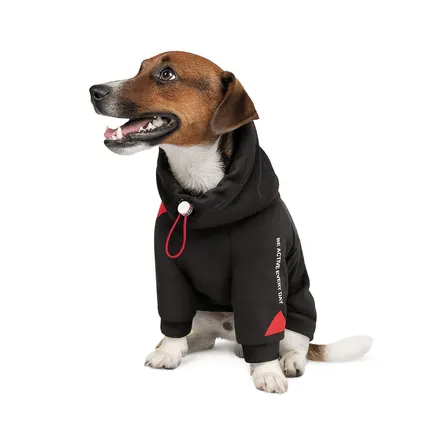 Худі Pet Fashion «Snoodie» для собак, розмір M, чорний: додаткове фото 2