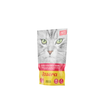 Вологий корм для котів Josera паштет гуляш з яловичини та курки 16x85g