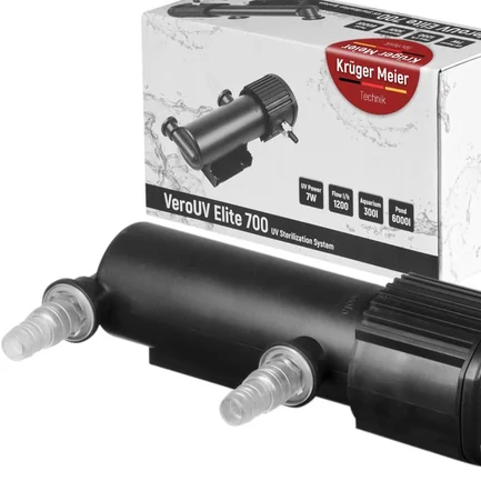 Стерилізатор Kruger Meier VeroUV Elite 700 7W для акваріумів до 300 л і ставків до 6000 л: додаткове фото 6