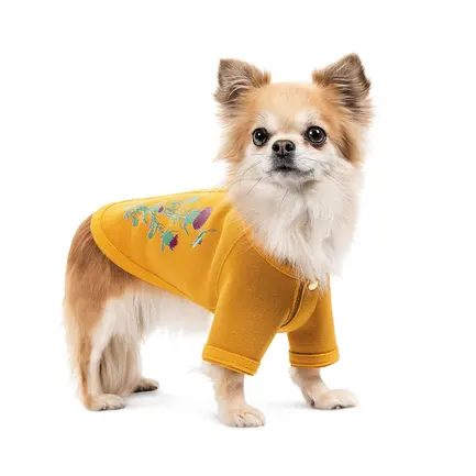 Кардиган Pet Fashion Denis для собак розмір XS жовтий: додаткове фото 2