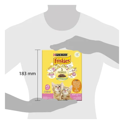 Сухий корм FRISKIES Junior для кошенят з куркою, індичкою та овочами 300 г: додаткове фото 3