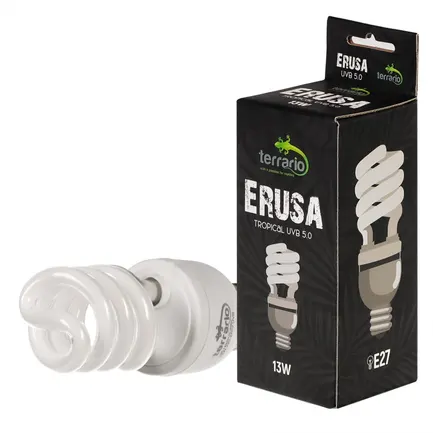 Люмінесцентна лампа Terrario Erusa Tropical UVB 5.0 13W (TR-ERUSA-5.0-13W): додаткове фото 2