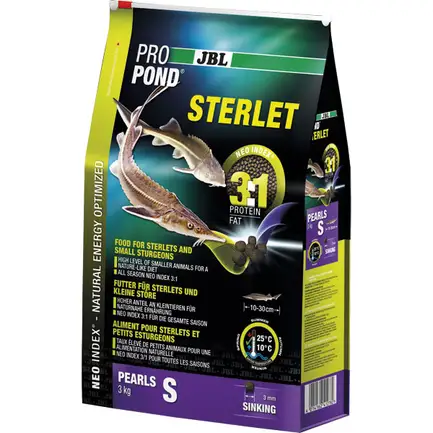 JBL (ДжБЛ) ProPond Sterlet корм для стерляді та осетрових S, 6.0кг.