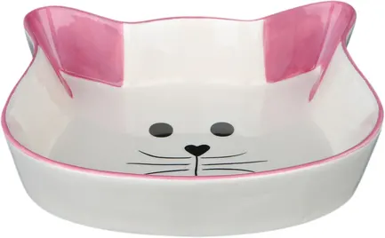 Миска Trixie для котів, у формі котячої мордочки, керамічна, 12 см, 250 мл: додаткове фото 4